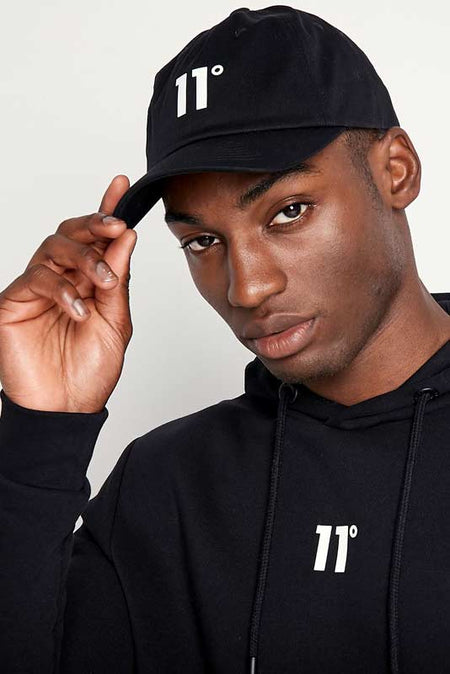 Baseball Logo Cap - Black / White