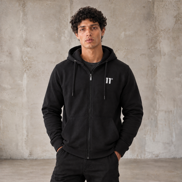Core Full Zip Hoodie - Black