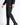 Black tech pants with 11° logo and zip ankle cuffs
