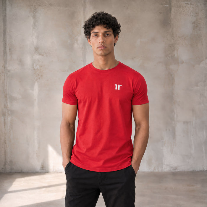 Core Muscle Fit T-Shirt - Goji Berry Red