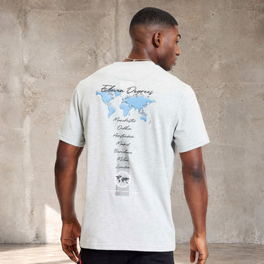 City Map Graphic T-Shirt - Grey Marl