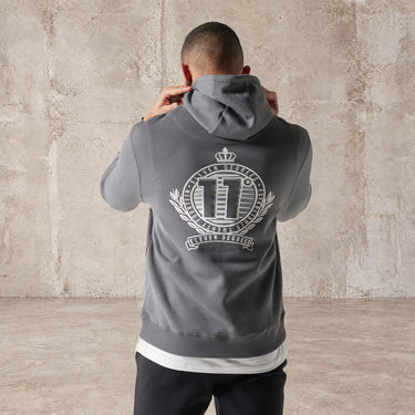 Crest Hoodie - Slate Grey
