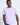 Light lavender crew-neck short-sleeve T-shirt with small chest logo detail