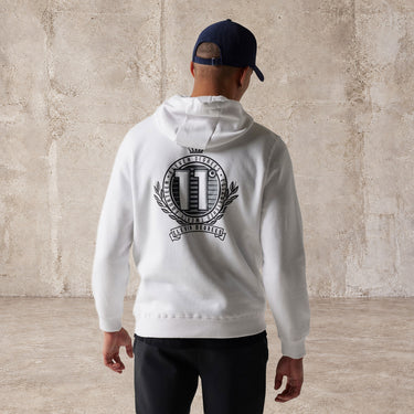 Crest Hoodie - White