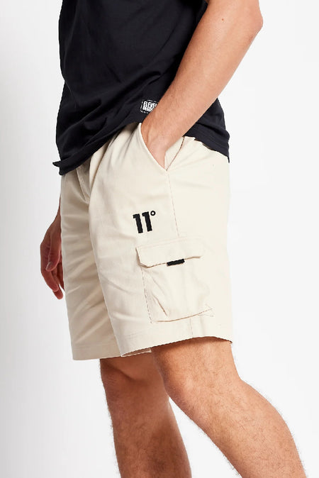 Woven Cargo Shorts - Stone